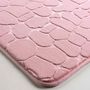 Voir la diapositive 3 : Paris Prix Tapis de Bain  Ricochet  50x120cm Rose Poudré