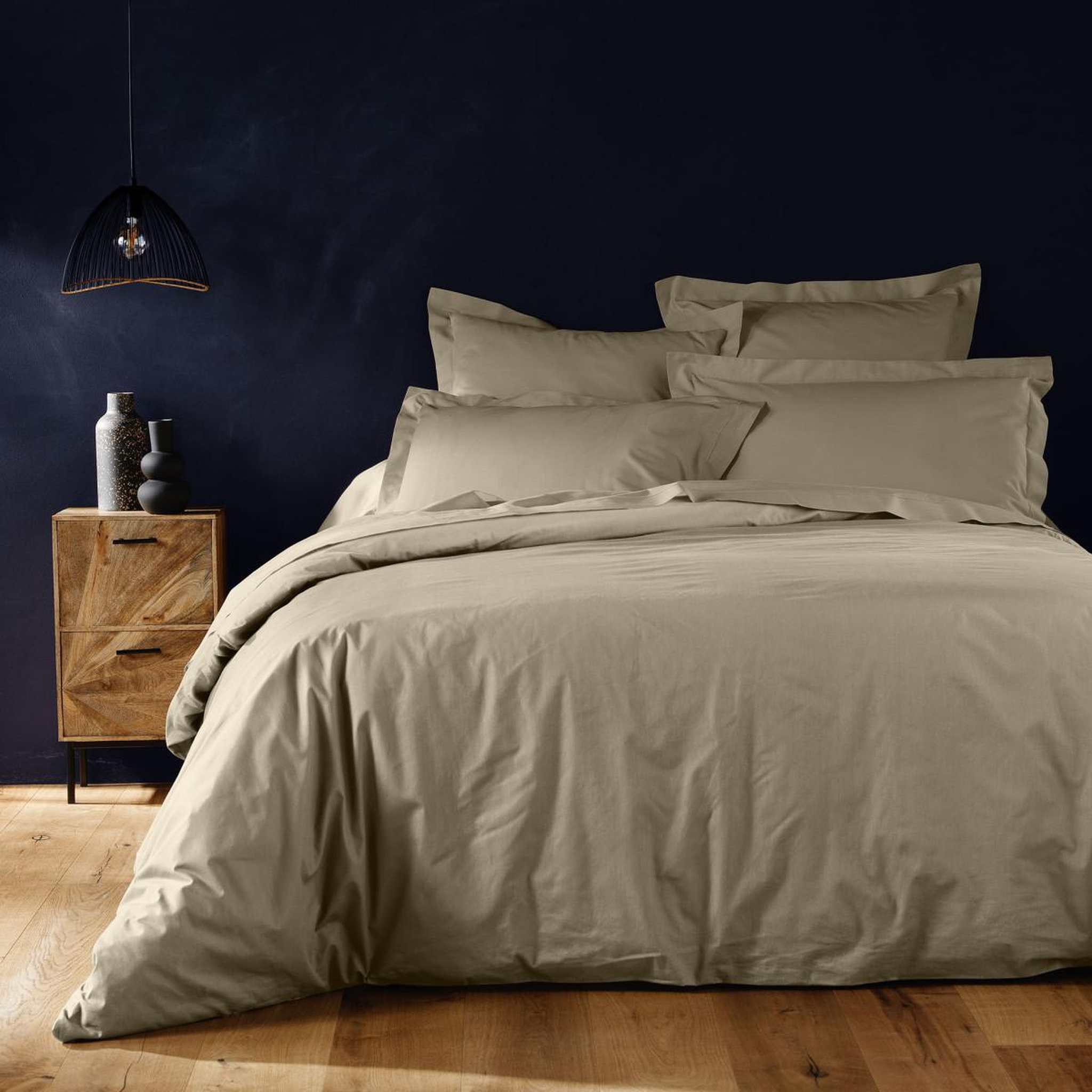 Douceur d'Intérieur Housse de couette  lina  240x220cm sable