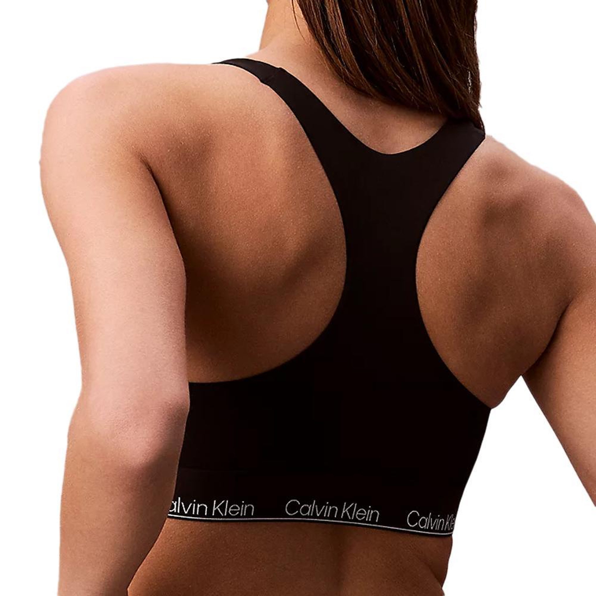 Voir la diapositive 2 : CALVIN KLEIN JEANS Haut de Maillot de Bain Noir Femme Calvin Klein Jeans Racerback