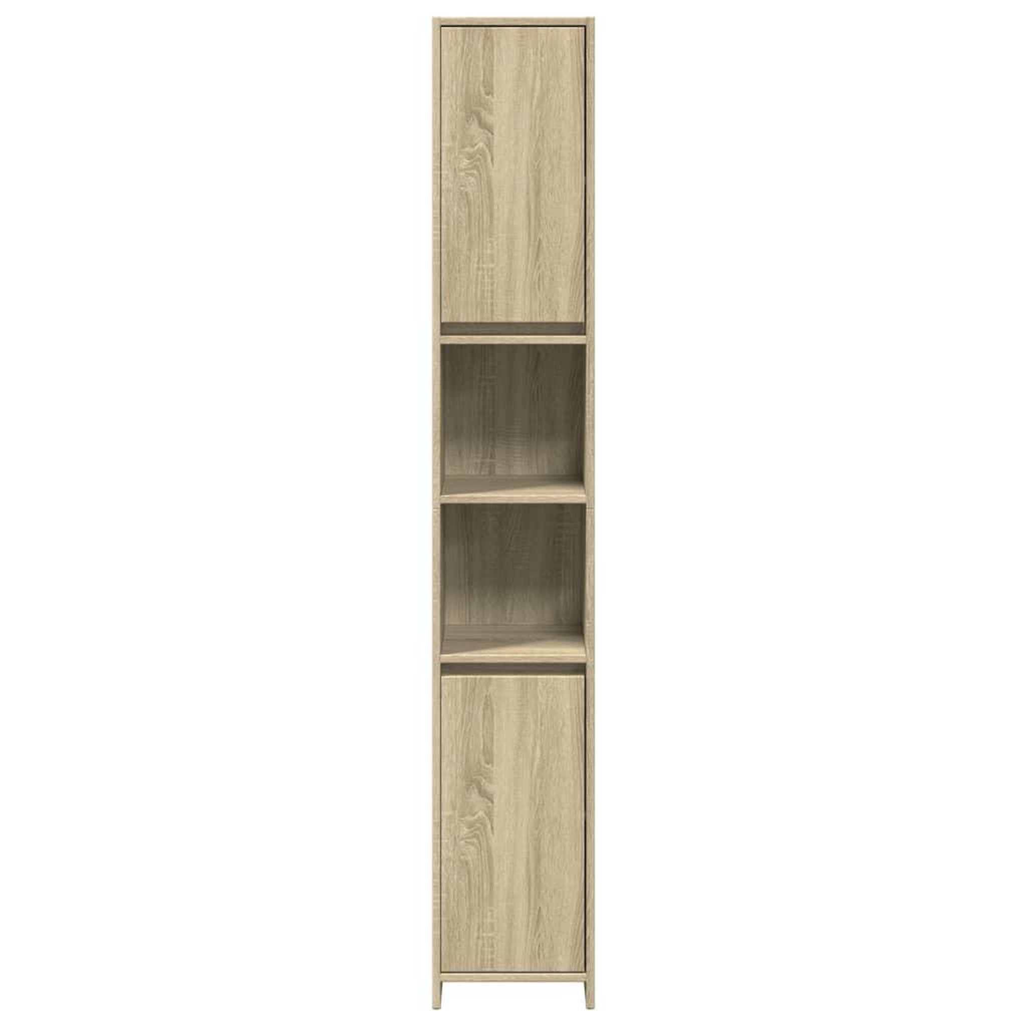 Voir la diapositive 4 : VIDAXL Armoire de salle de bain Chene sonoma 30x30x183,5 cm Agglomere