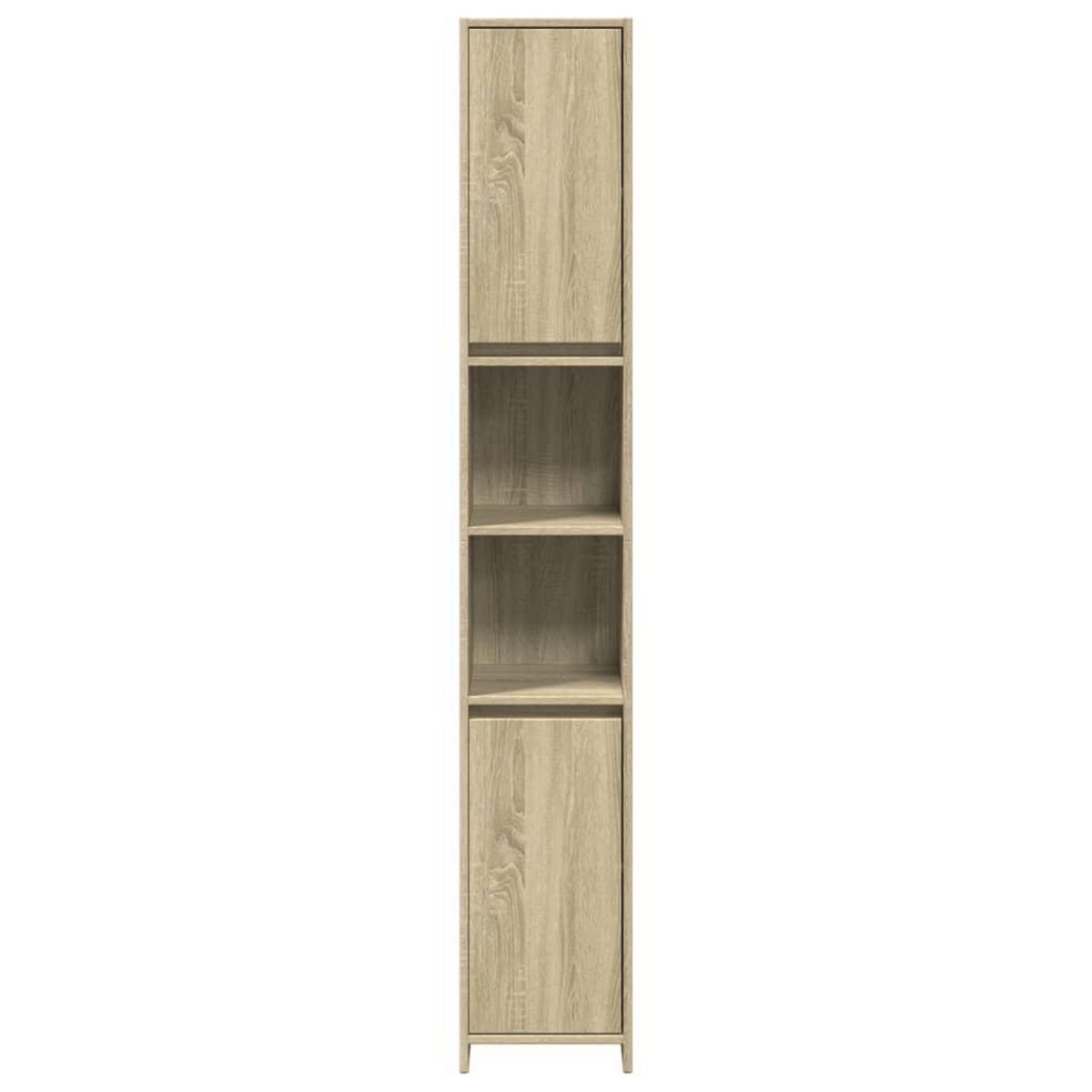 VIDAXL Armoire de salle de bain Chene sonoma 30x30x183,5 cm Agglomere