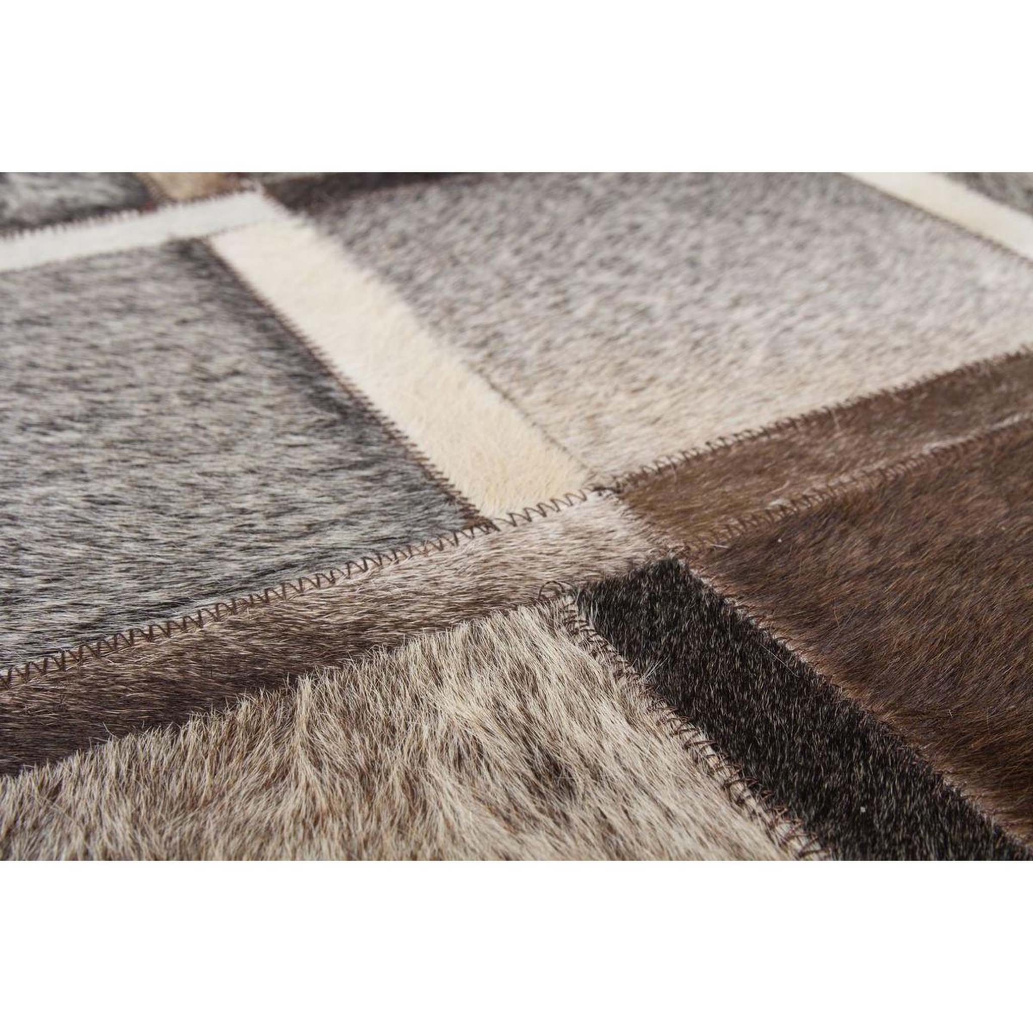 Voir la diapositive 3 : Paris Prix Tapis mosaïque tissé fait main  lavish  gris
