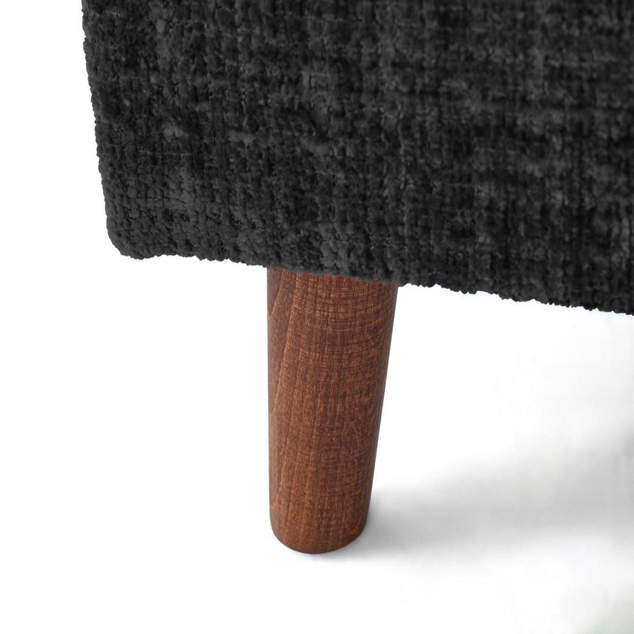 Voir la diapositive 2 : LISA DESIGN Rune - canapé d'angle droit 4 places en velours texturé