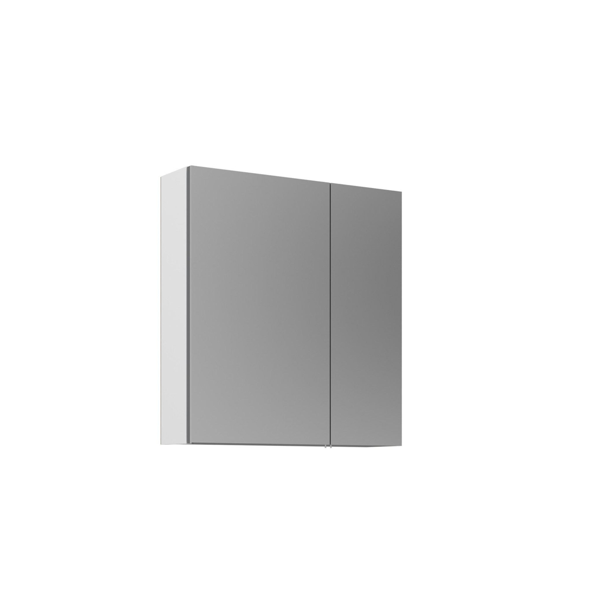 Habitat et Jardin Meuble Salle de Bain avec Miroir  Purus Desna 60  - 60 x 16 x 66 cm - White