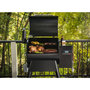 Voir la diapositive 4 : TRAEGER Barbecue pellet Pro 575 noir sur chariot, grille haute 56x18 cm, grille basse 56x48 cm
