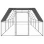 Voir la diapositive 2 : VIDAXL Poulailler d'exterieur 3x10x2 m Acier galvanise