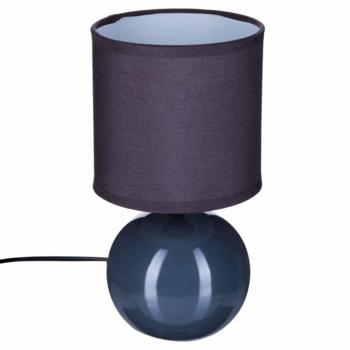 ATMOSPHERA Lampe à Poser Céramique  Boule  24cm Gris