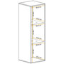 Voir la diapositive 4 : Paris Prix Vitrine Murale LED  Switch  120cm Noir