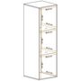 Voir la diapositive 4 : Paris Prix Vitrine Murale LED  Switch  120cm Noir