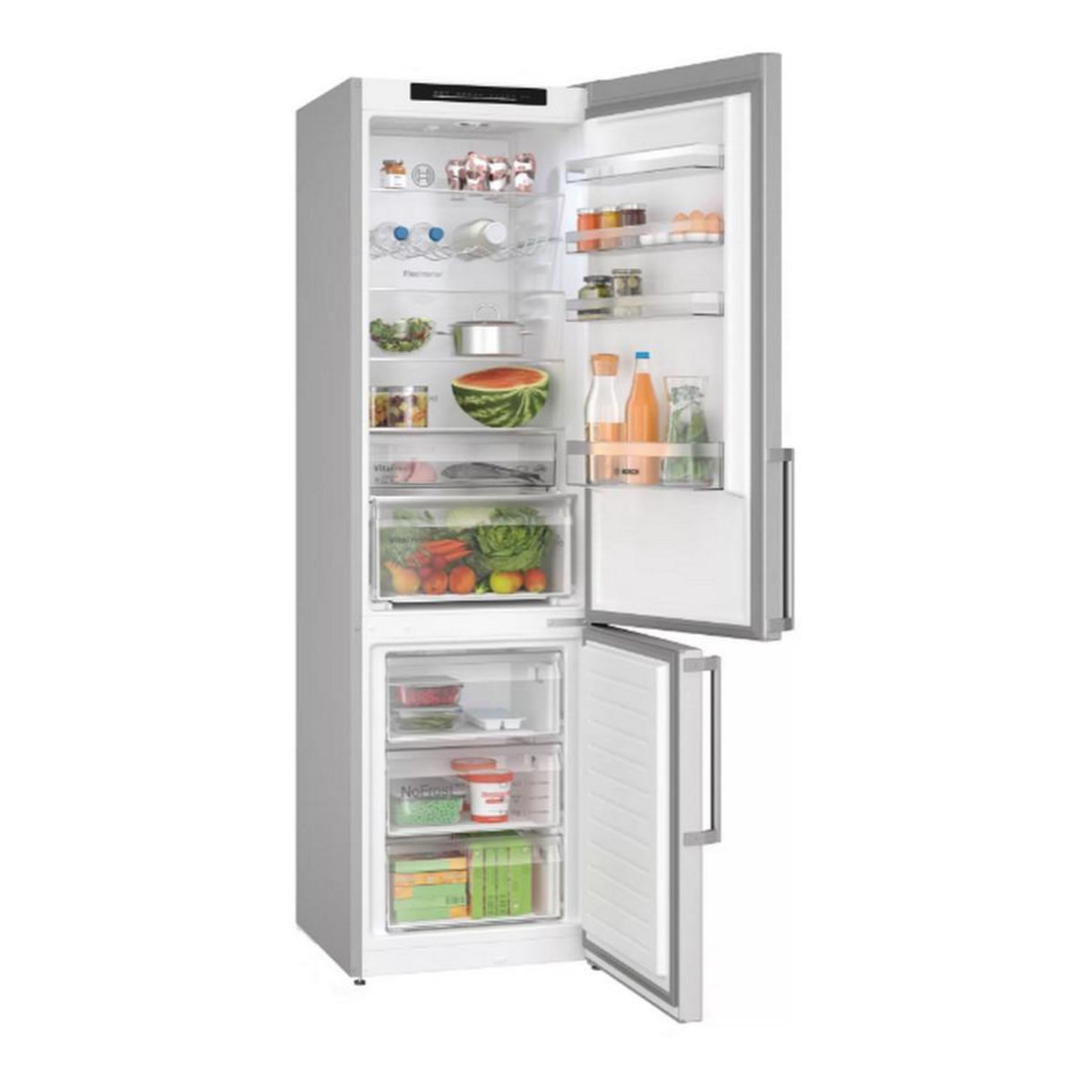 BOSCH Réfrigérateur combiné 60cm 363l nofrost inox - kgn39vlct