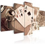 Voir la diapositive 1 : Paris Prix Tableau Imprimé  Poker Night Sepia