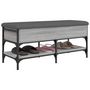 Voir la diapositive 5 : VIDAXL Banc a chaussures sonoma gris 102x42x45 cm bois d'ingenierie