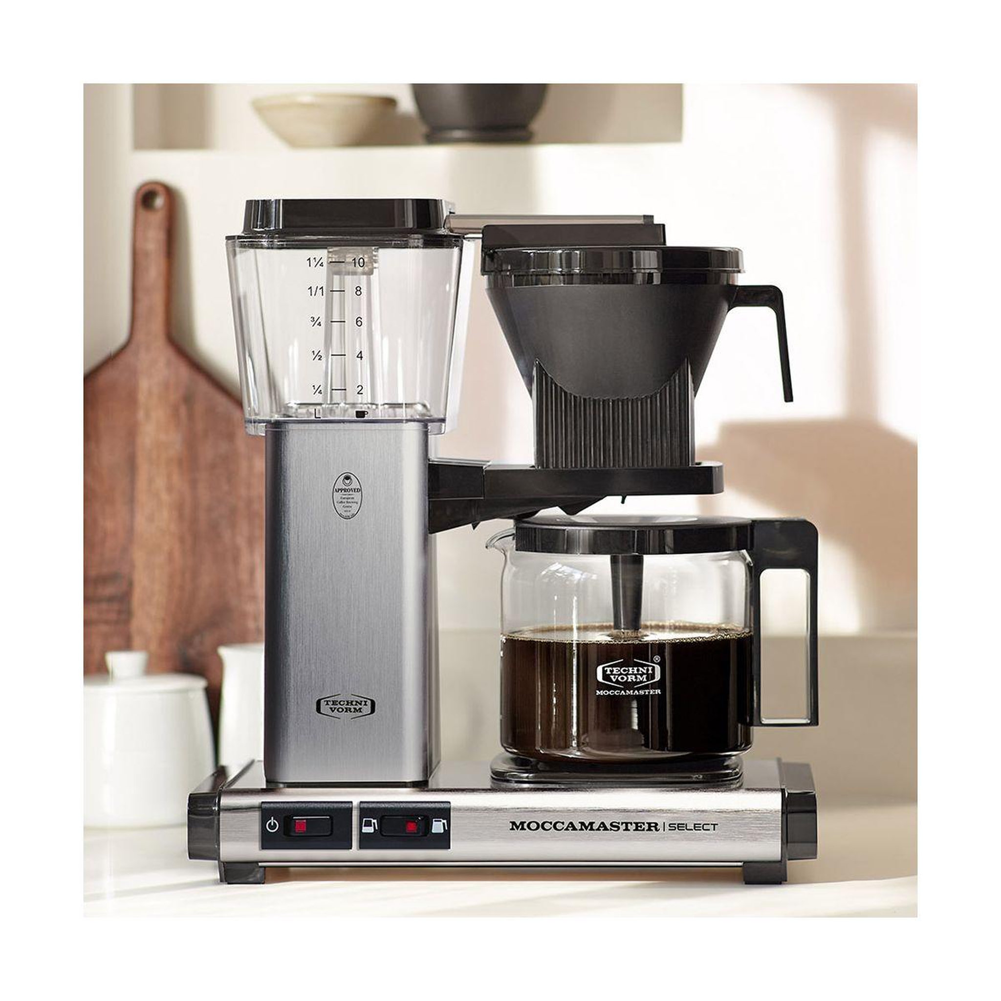 Voir la diapositive 5 : MOCCAMASTER Cafetière filtre Polished Silver