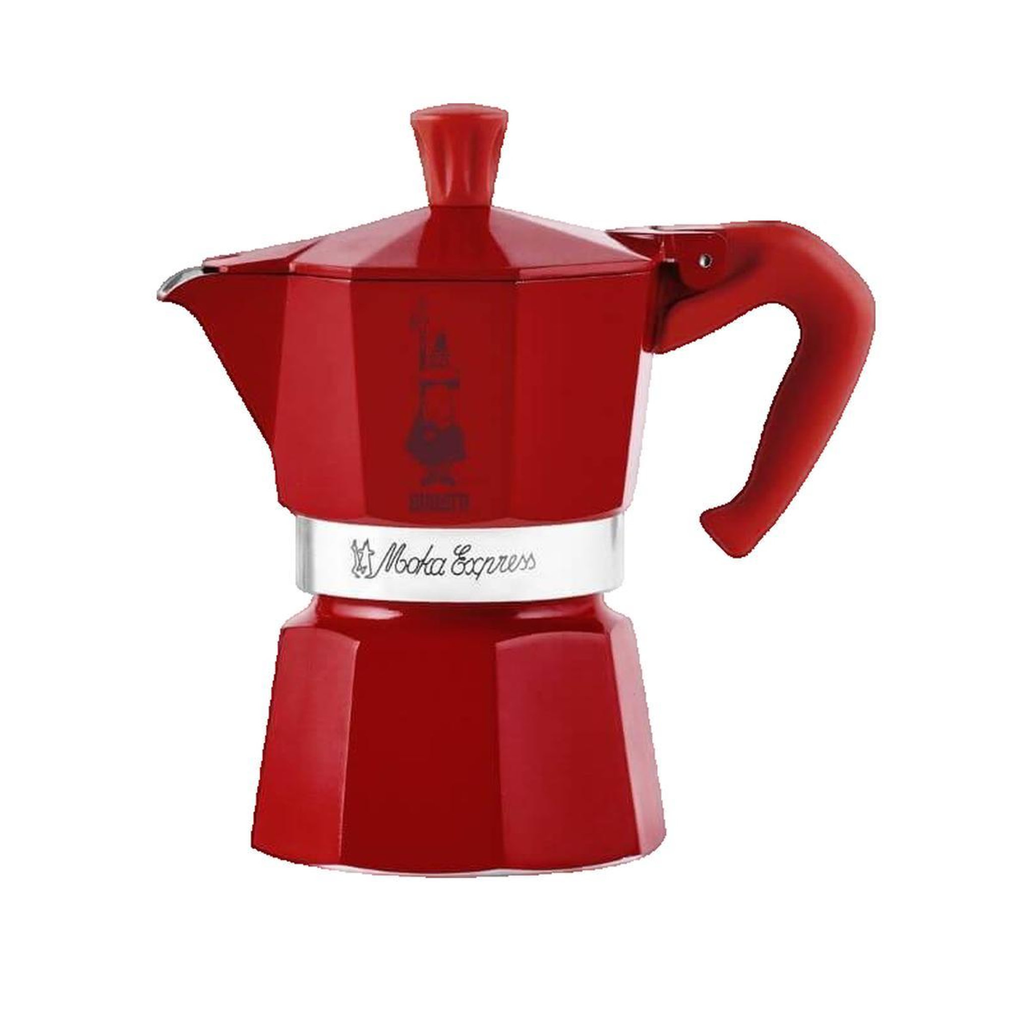 BIALETTI Cafetière Bialetti Moka Express Winter Wonderland rouge et argenté