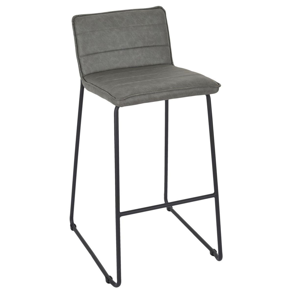 The Home Deco Factory Lot 2 Chaises de bar modèle Warren