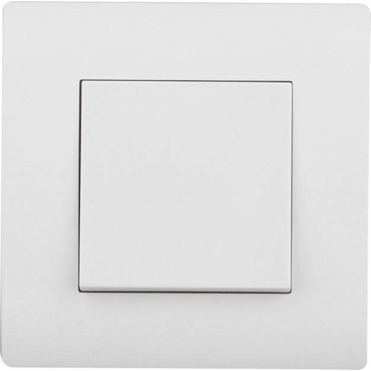 CENTRALE BRICO Interrupteur va-et-vient complet Basic, blanc