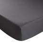 Voir la diapositive 1 : DODO Drap housse Coton Antibactérien Anthracite