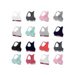 FILA Pack Surprise de 2 Brassières coton femme. Coloris disponibles : Noir