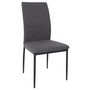 Voir la diapositive 2 : Paris Prix Table à Manger & 4 Chaises  Abbott  120cm Noir & Gris