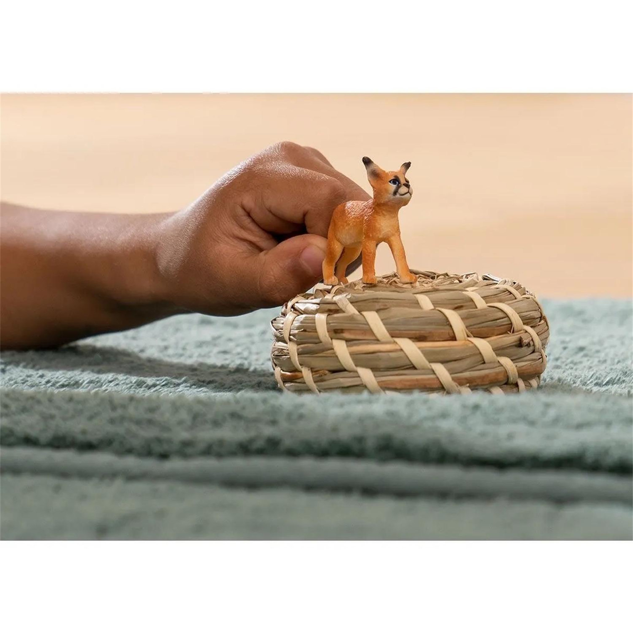 Voir la diapositive 2 : Schleich 14868 figurine Jeune caracal
