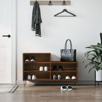 VIDAXL Armoire a chaussures Chene marron 102x36x60cm Bois d'ingenierie