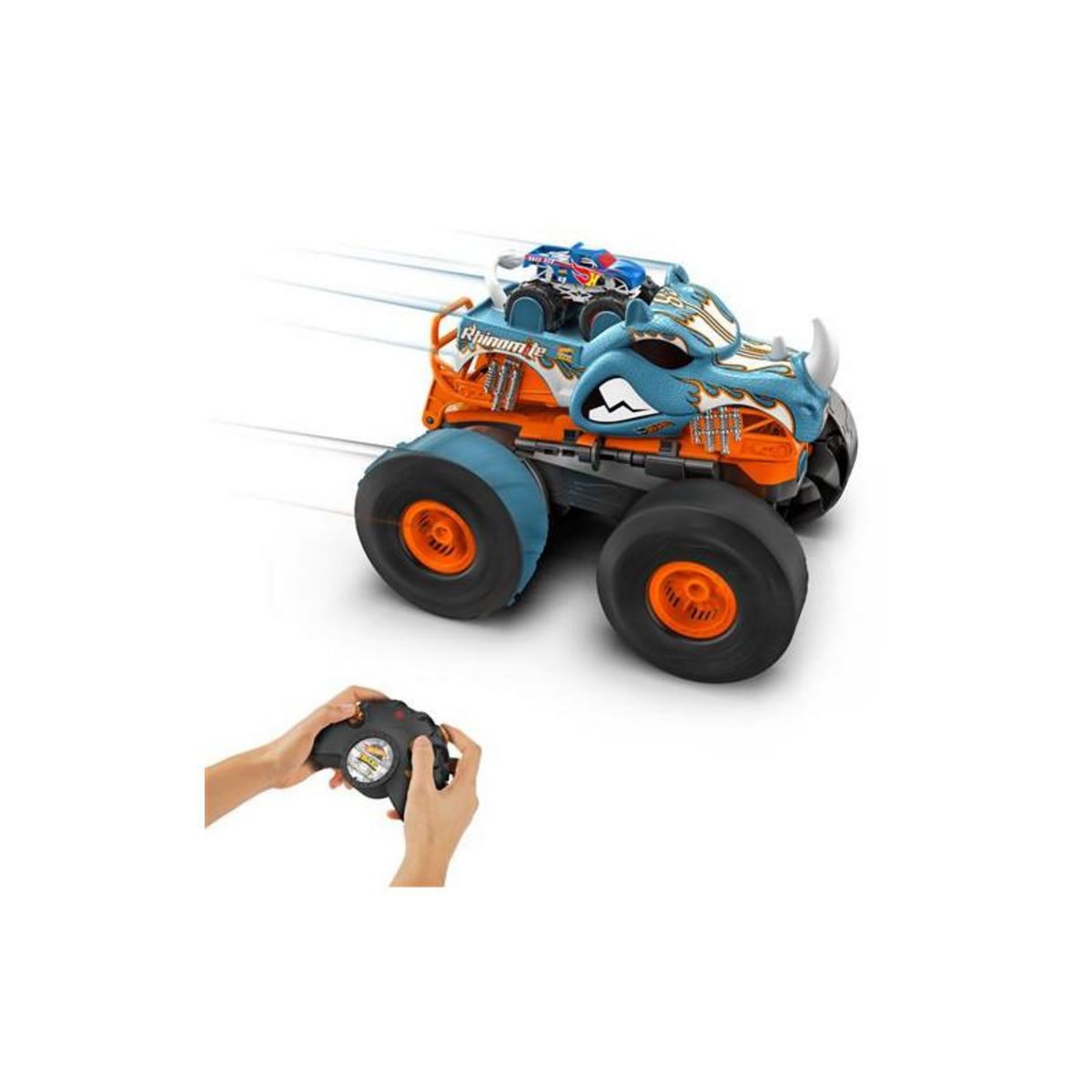 Hot Wheels Véhicule télécommandé Hot Wheels RC Rhinomite Transformable
