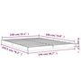 Voir la diapositive 6 : VIDAXL Cadre de lit sans matelas blanc 140x190 cm bois de pin massif