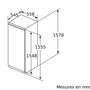 Voir la diapositive 6 : BOSCH Réfrigérateur 1 porte intégrable à pantographe 248l - kil72afe0