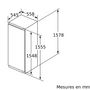 Voir la diapositive 6 : BOSCH Réfrigérateur 1 porte intégrable à pantographe 248l - kil72afe0