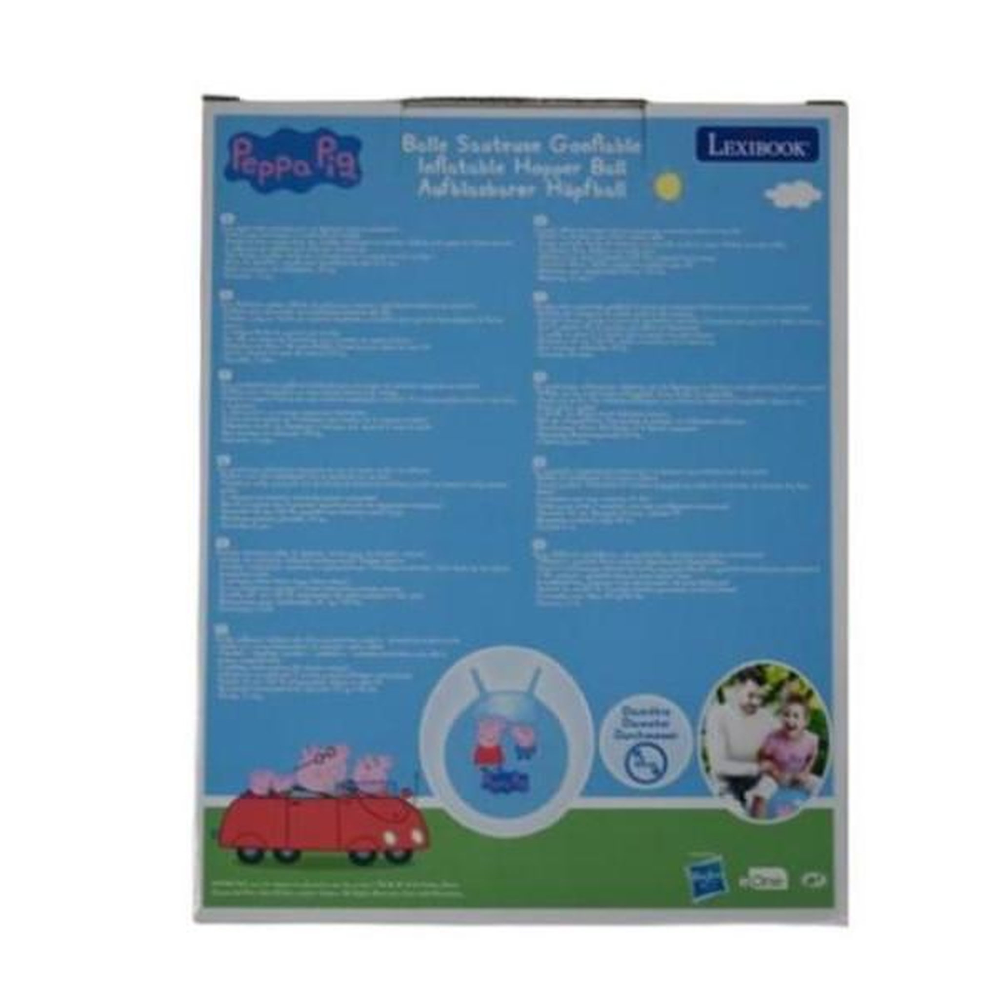 Voir la diapositive 5 : Lexibook Balle Sauteuse Gonflable Peppa Pig