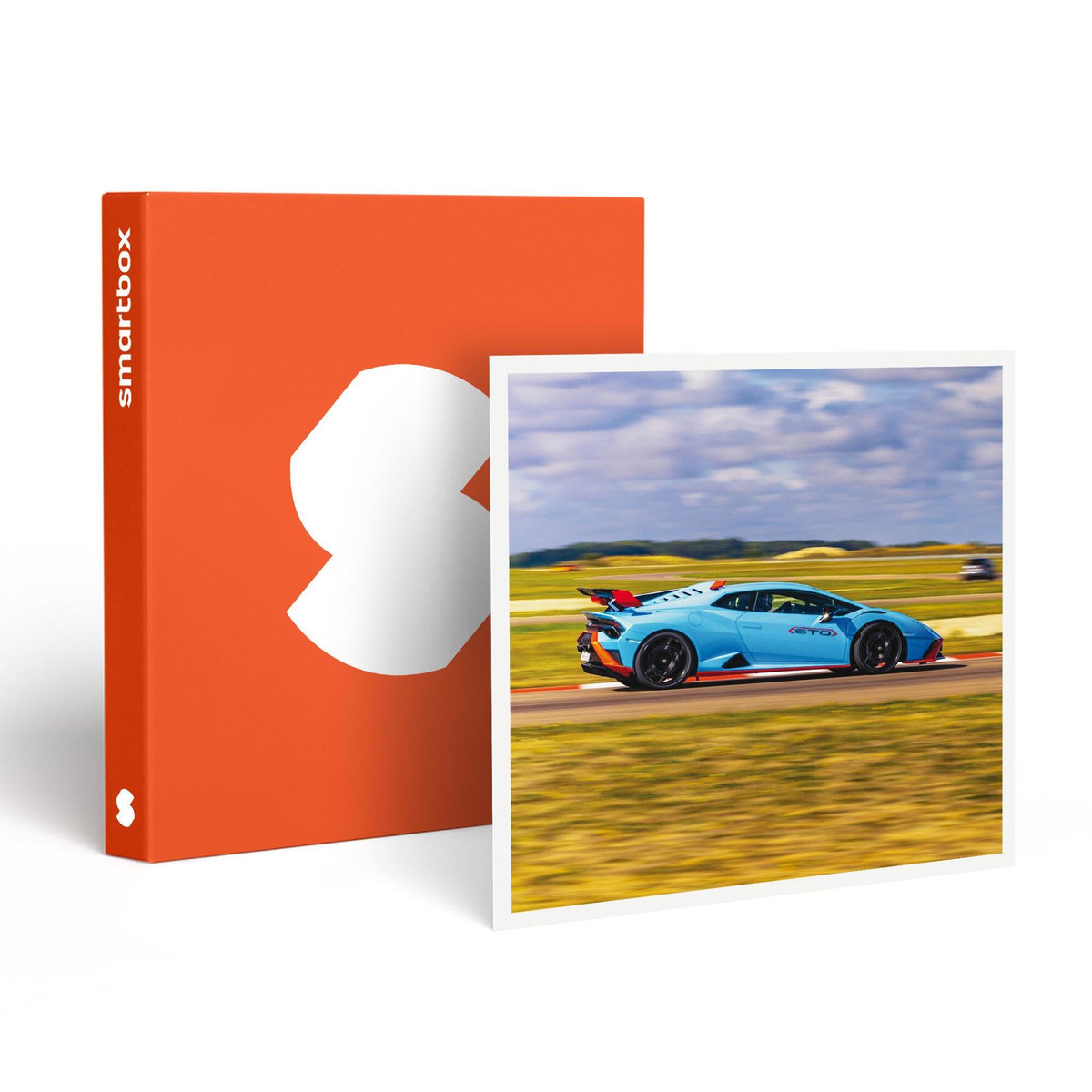 Smartbox Stage de pilotage : 2 tours sur le circuit du Bourbonnais en Lamborghini Huracán STO - Coffret Cadeau Sport & Aventure