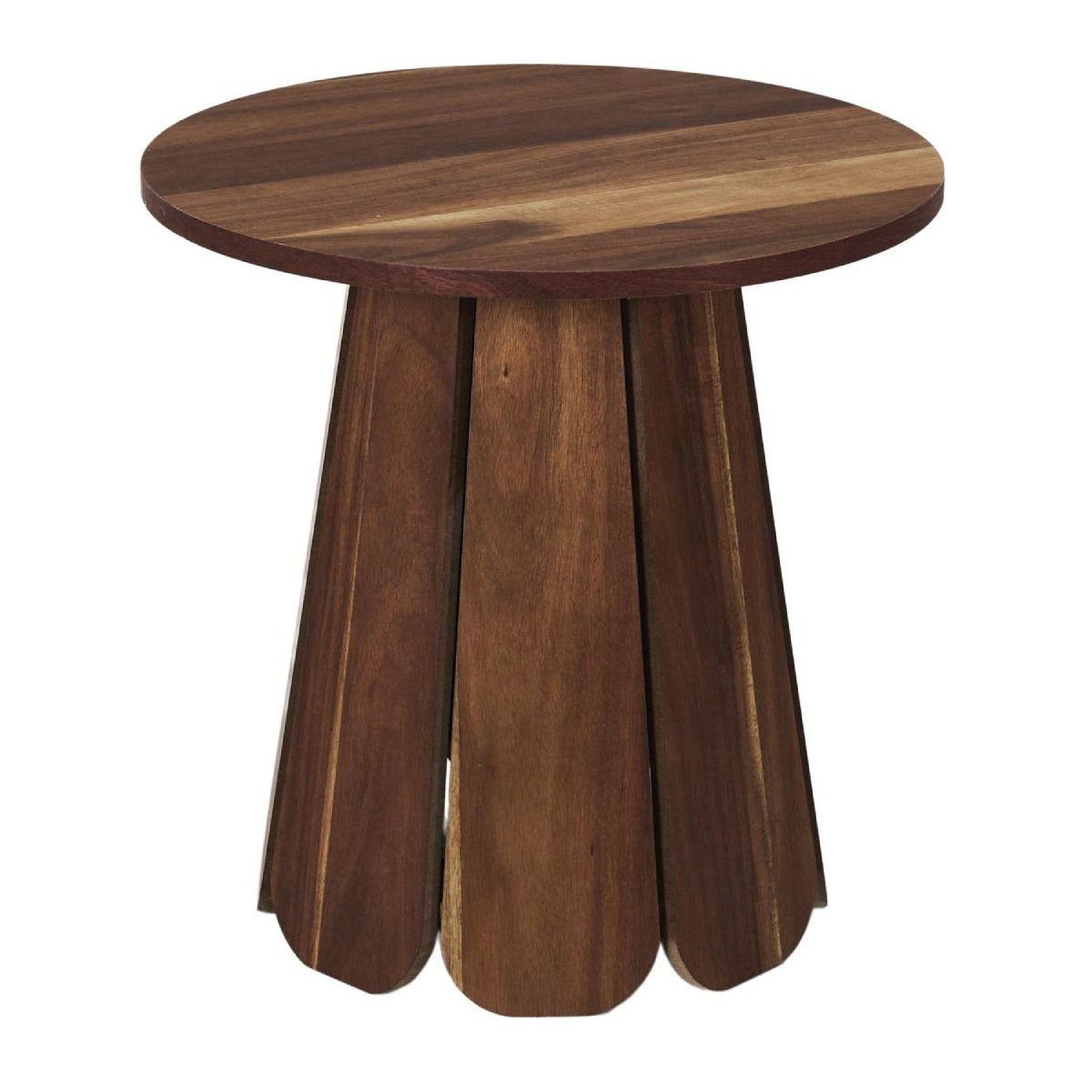 The Home Deco Factory Table d'Appoint Design  Will  45cm Marron