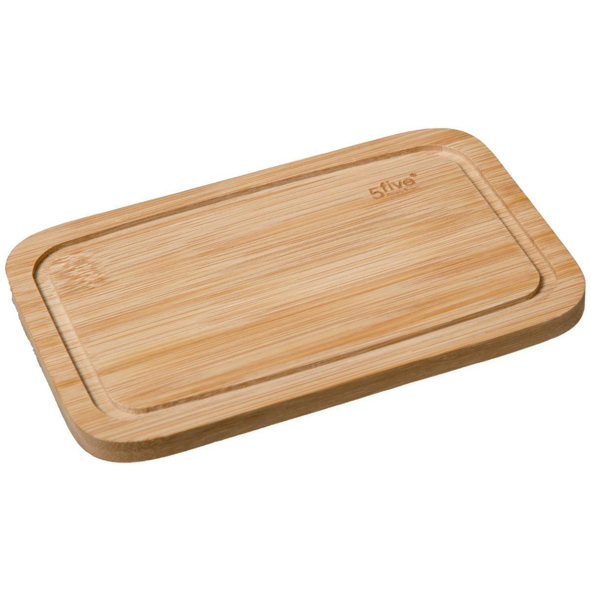 Voir la diapositive 2 : FIVE Boîte à fromage & beurrier  bambou  24cm naturel