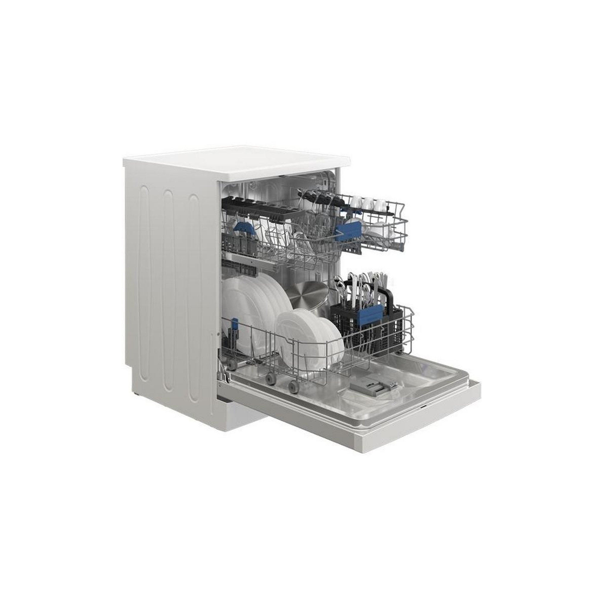 Voir la diapositive 5 : Beko Lave-vaisselle 60cm 14 couverts 41db blanc - bdfn26450wp