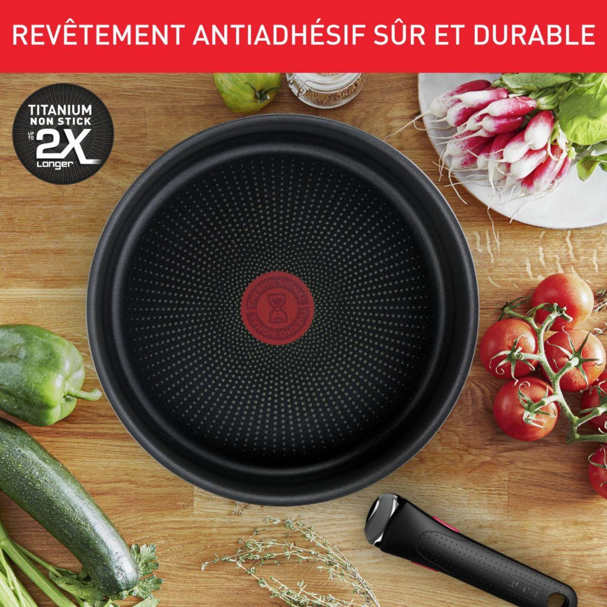 Voir la diapositive 5 : TEFAL Batterie de cuisine ingenio emotion 5 pcs