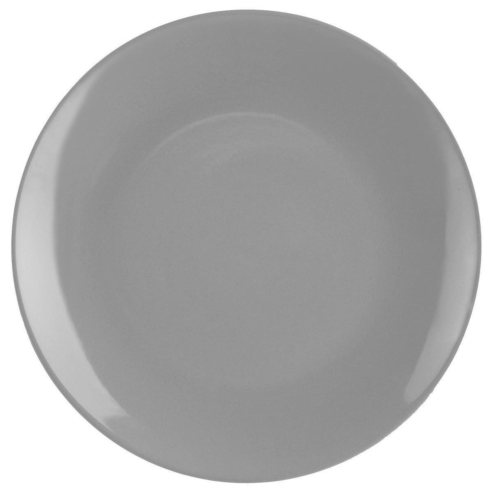 SECRET DE GOURMET Lot de 6 assiettes plates  colorama  26cm gris