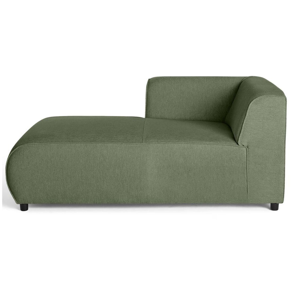 LISA DESIGN Suaro - module d'assise méridienne gauche en tissu texturé