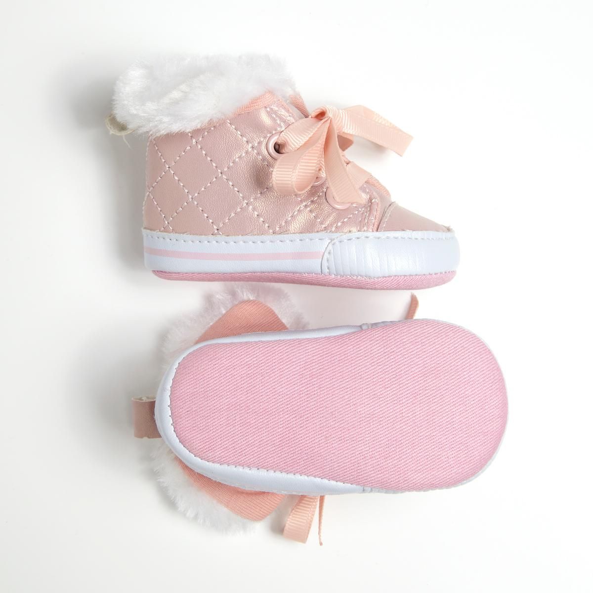 IN EXTENSO Basket fourrée nacrée bébé 