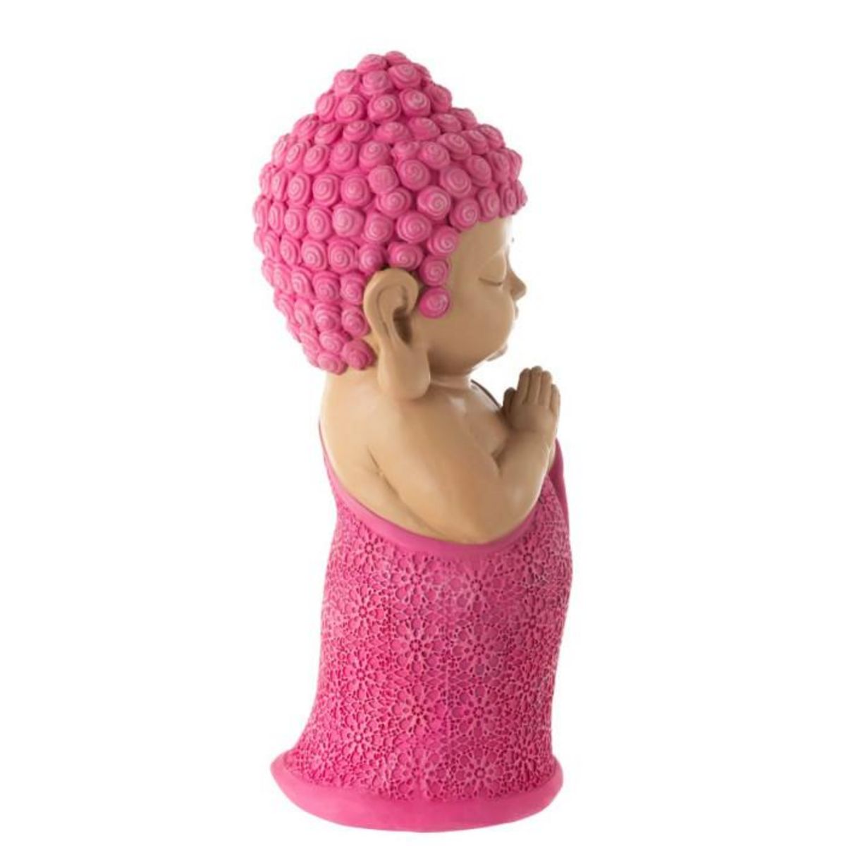 Paris Prix Statuette Moine Prière  Toby  32cm Rose