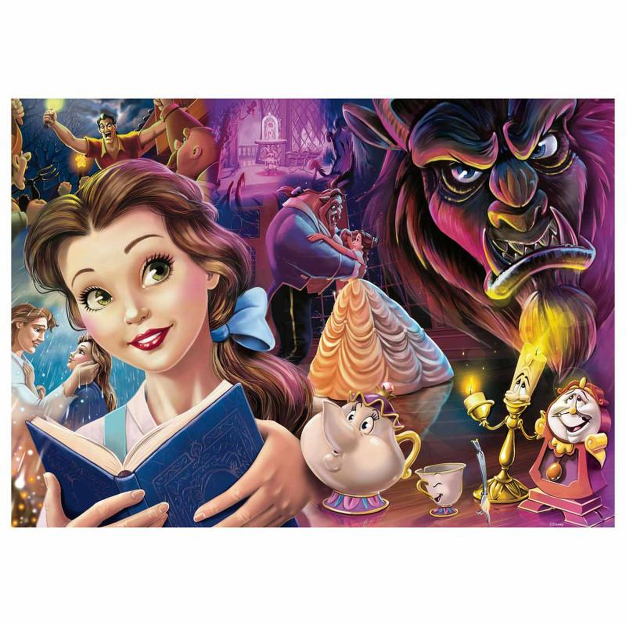Voir la diapositive 2 : RAVENSBURGER RAVENSBURGER Disney Princess Belle (Collector& 39 s Edition), 1000pcs.