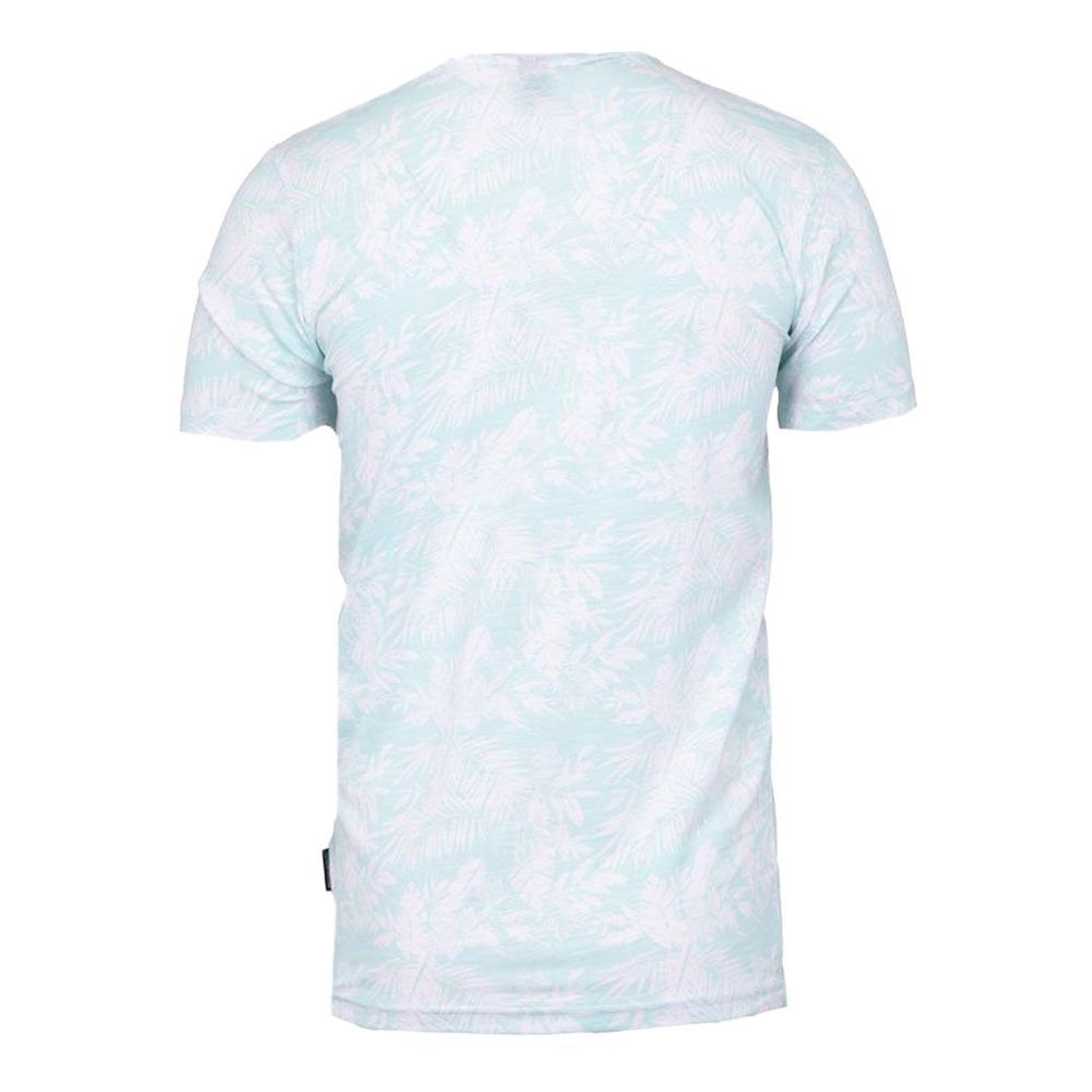 Voir la diapositive 2 : LA MAISON BLAGGIO T-shirt Blanc/Turquoise Homme La Maison Blaggio Fleur