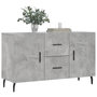 Voir la diapositive 3 : VIDAXL Buffet gris beton 100x36x60 cm bois d'ingenierie
