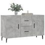 Voir la diapositive 3 : VIDAXL Buffet gris beton 100x36x60 cm bois d'ingenierie