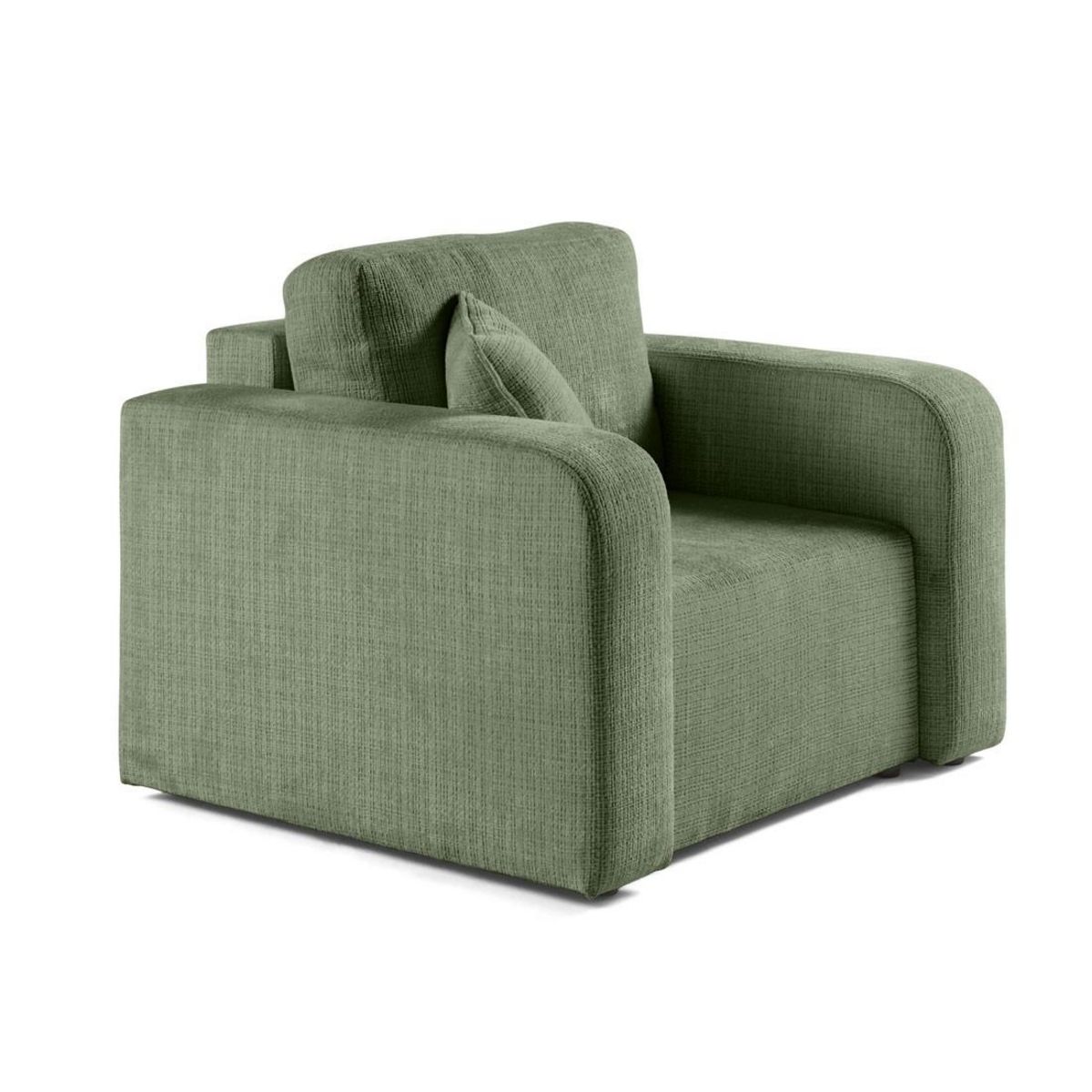 BEST MOBILIER Miro - fauteuil en velours texturé