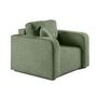 Voir la diapositive 2 : BEST MOBILIER Miro - fauteuil en velours texturé
