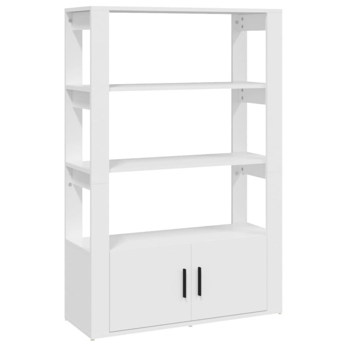 VIDAXL Buffet Blanc 80x30x119,5 cm Bois d'ingenierie