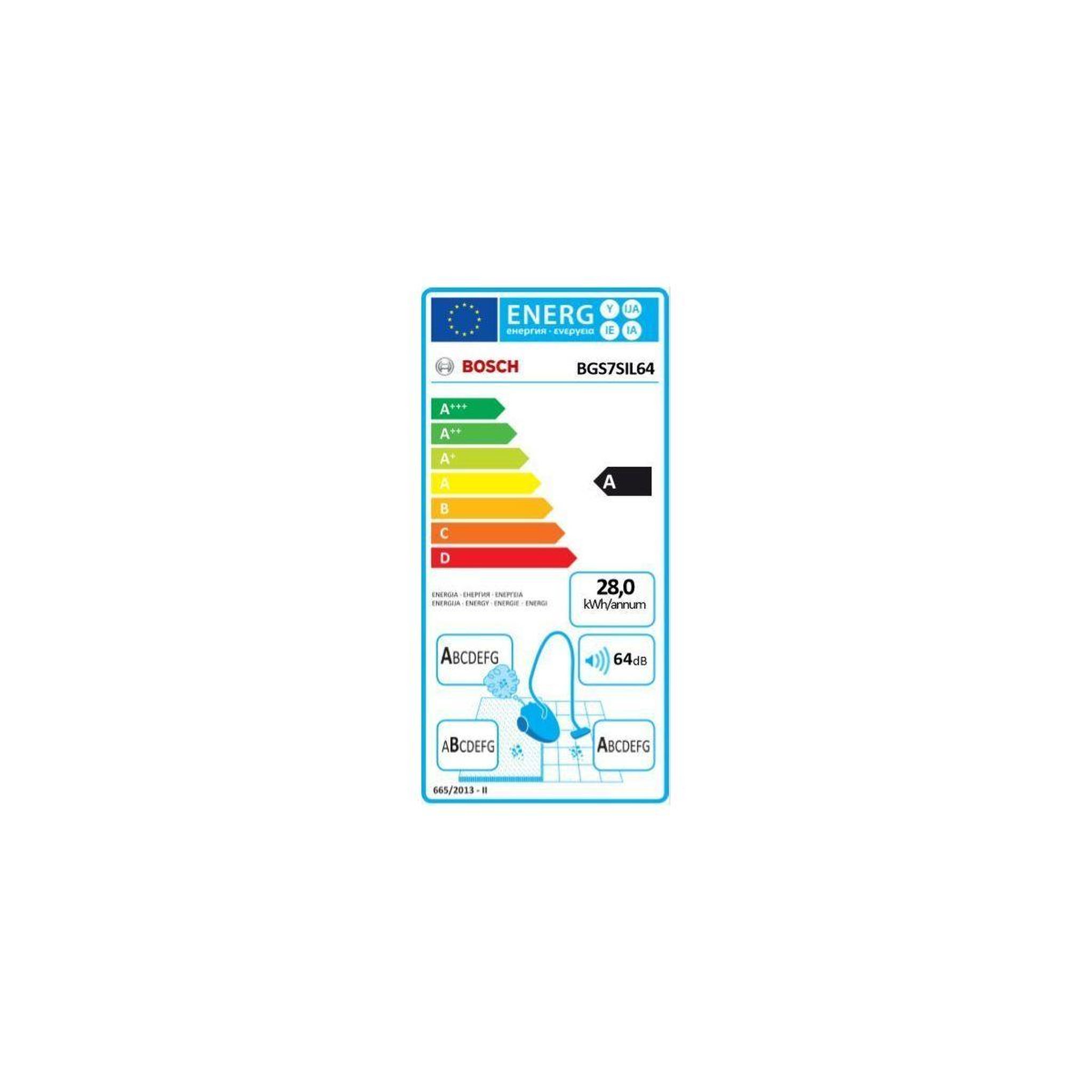 Voir la diapositive 6 : BOSCH Aspirateur sans sac bgs7sil64 serie 8