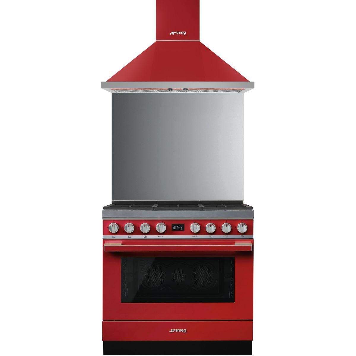 SMEG Hotte décorative murale KPF9RD