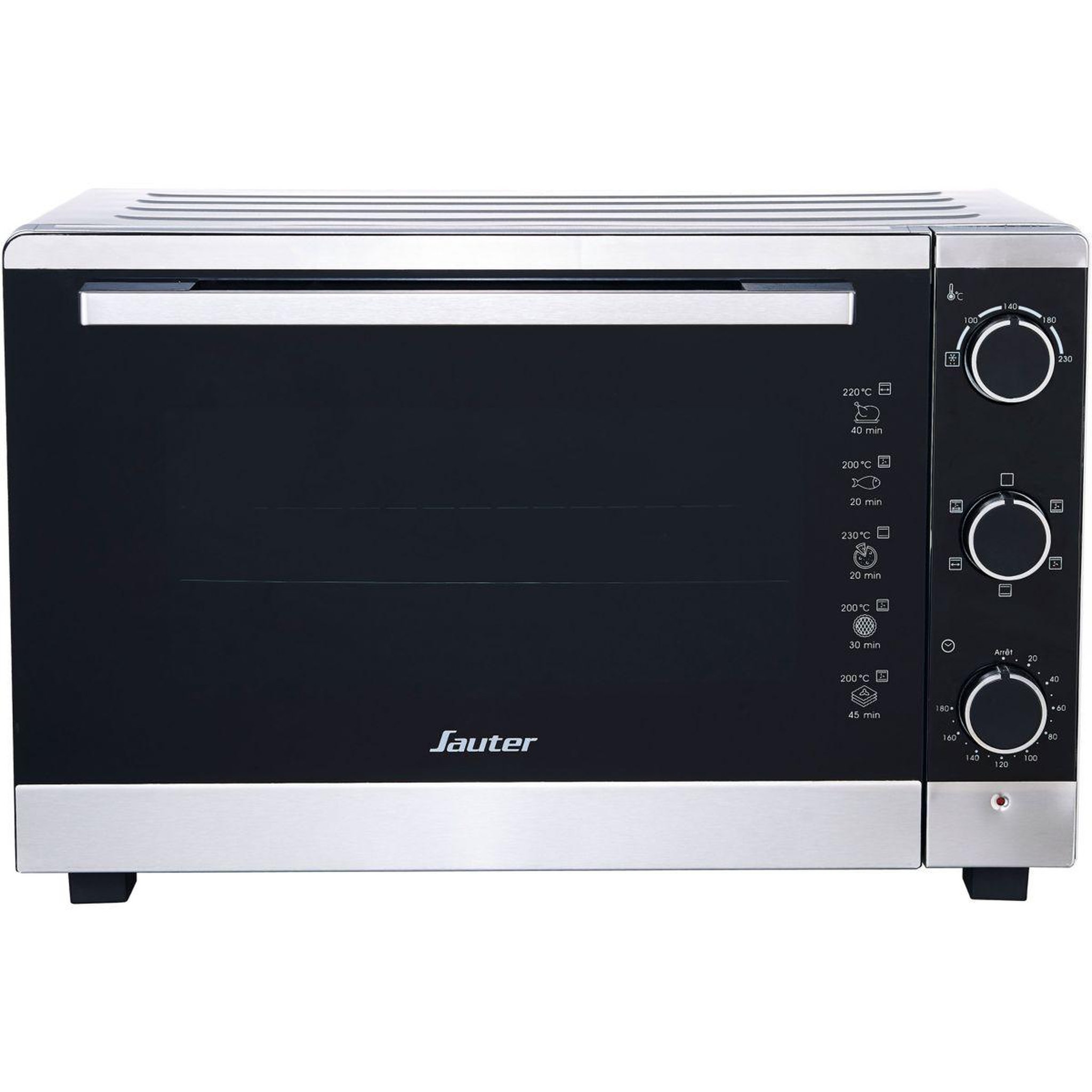 Voir la diapositive 1 : Sauter Mini four 46l 1800w silver - SMF46MX