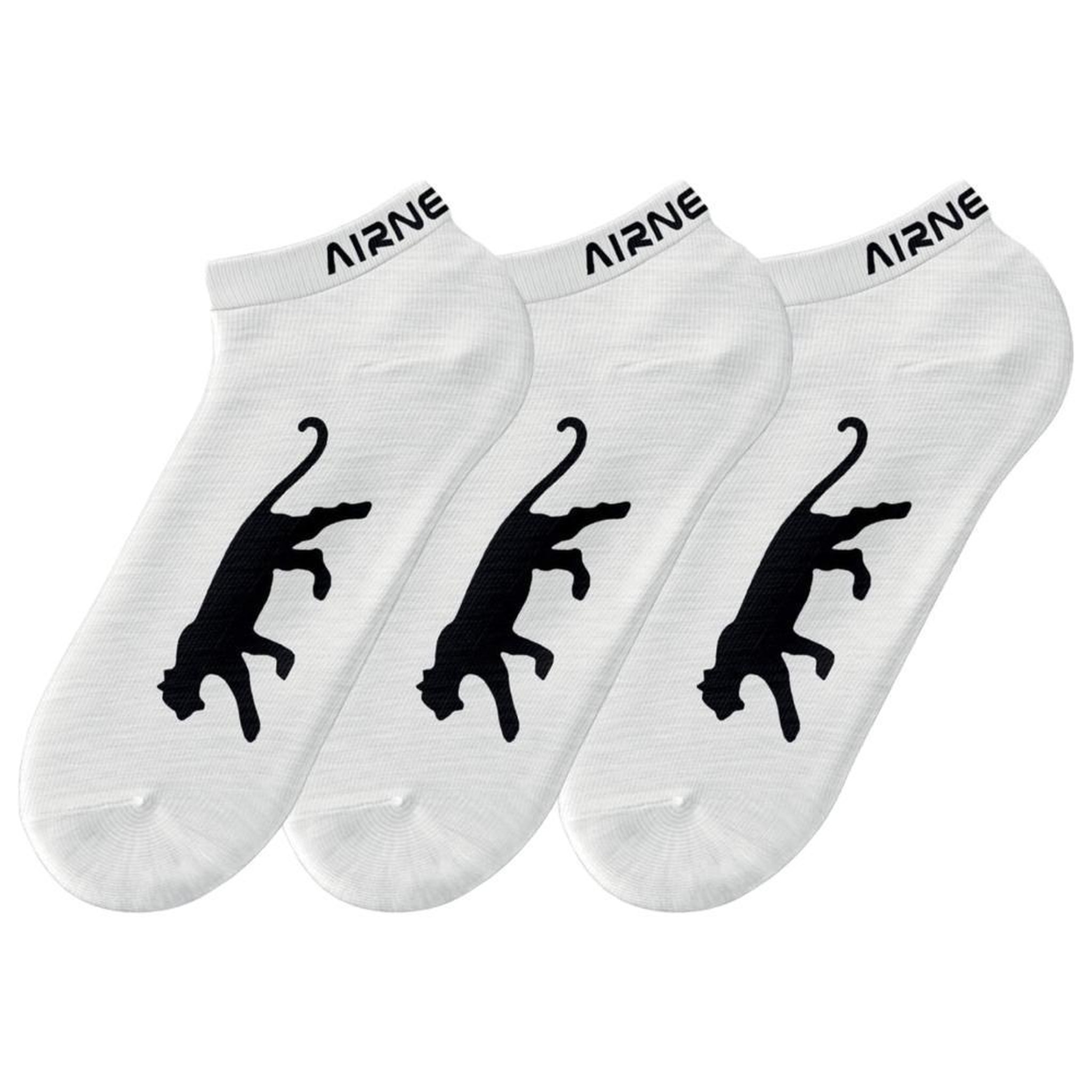 Airness X3 Paires de chaussettes blanc Homme Airness 1/214/96. Coloris disponibles : Blanc